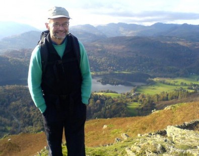 Ian, pictured here fell walking in Lakeland, is one of our hosts on our luxury Lake District guided walking holidays