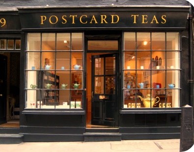 Post Card Teas - one of our top recommendations for tea shops in London