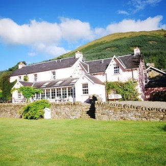 Monachyle Mhor Hotel in Balquhidder - cycle here on our luxury lochs and glens Scottish biking tour