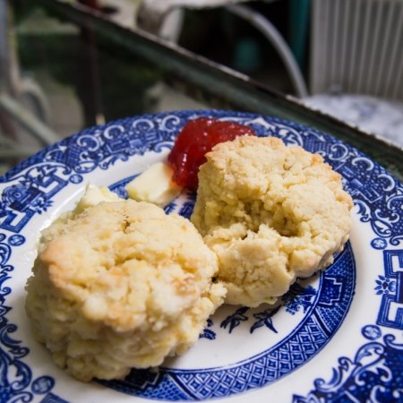 Scones and cookies on a plate - our cookie and privacy policy