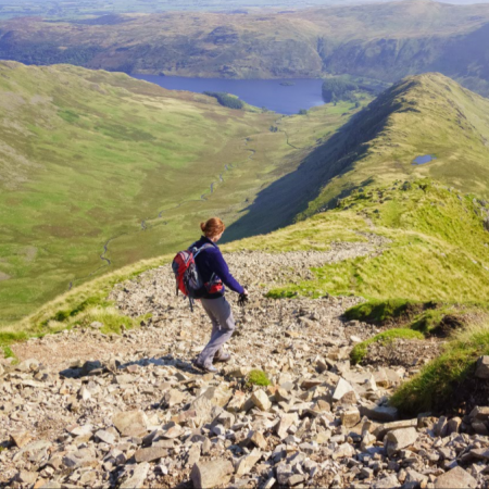 Wonderful Walking across highpoints of the Lake District give stunning views and close ups of the beauty of the landscape