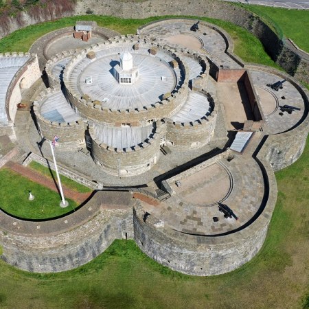 Explore Deal Castle one of the Cinque ports on our Kent castles gentle cycling holiday 