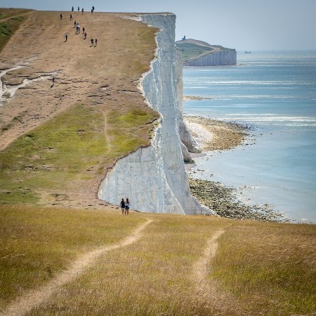Walk the Seven Sisters, on the final day of our lxuruy walking holiday along the Southb Downs Way