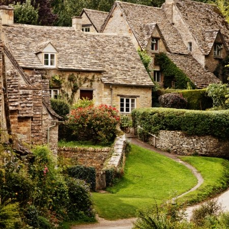 The charming town of Bibury on our 'Quintessential England' cycling holiday
