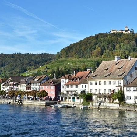 A view along the edge of Lake Constance