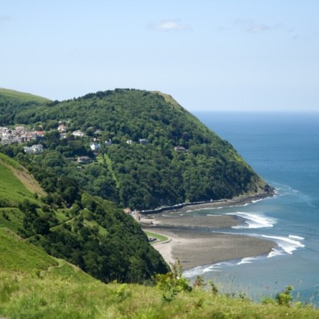 The North Devon Coastline on our 'Seashores and Moors in Devon' walking holiday