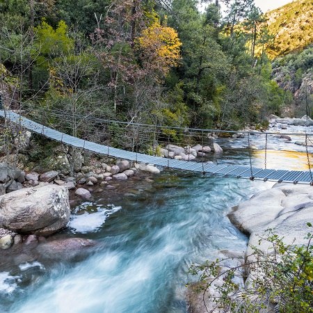 River bridge as featured on our Corsican contrasts walking holiday