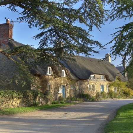 Chocolate box Cotswolds thatched villages built of warm Bath stone are the mainstay of the Carter Company's Cotswold way walking tour 