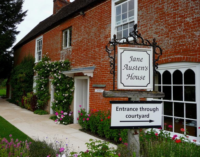 The Jane Austen House Museum in Hampshire, just one amazing museum you can visit on The Carter Company's cycling and walking holidays