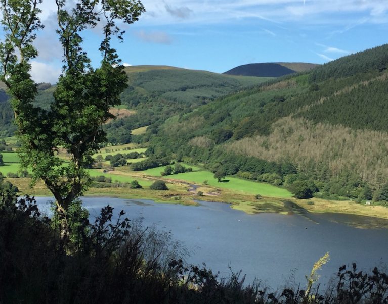 The Brecon Beacons, one of the the 3 National Parks in Wales our new 'Welsh adventure' guided cycling holiday visits