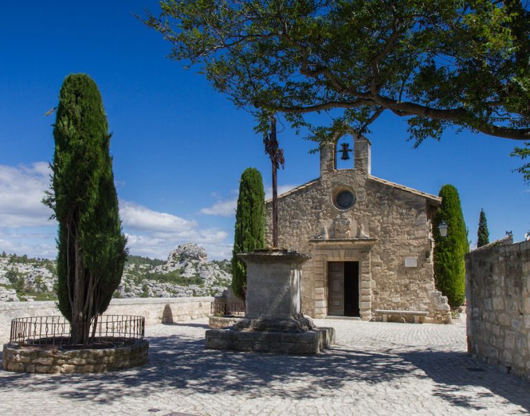 Les Baux de Provence, hailed as one of the 'Most Beautiful Villages in France', which you can visit on our 'Provence and the wild Camargue' cycling holiday