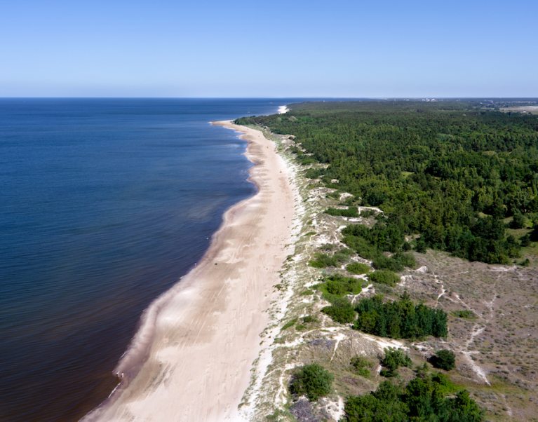 The Curonian Spit in Lithuania in the Baltics - our bike tour here has been named in The Telegraph's 50 best cycling holidays